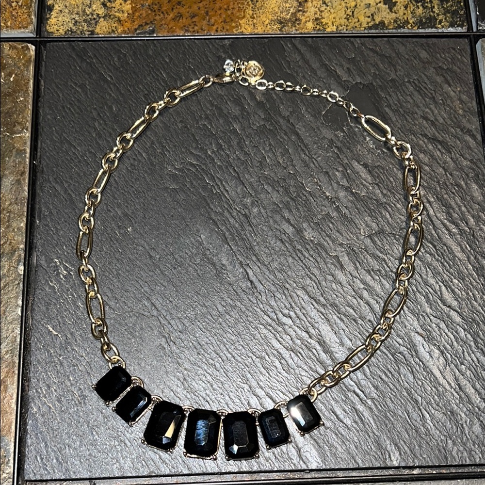 Dana Buchman Black and Gold Necklace